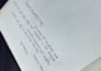 handwritten letters, notes, quotes and messages